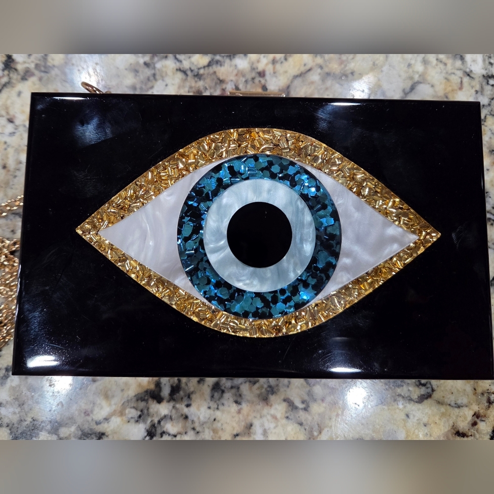 🍍Chic Evil Eye Clutch